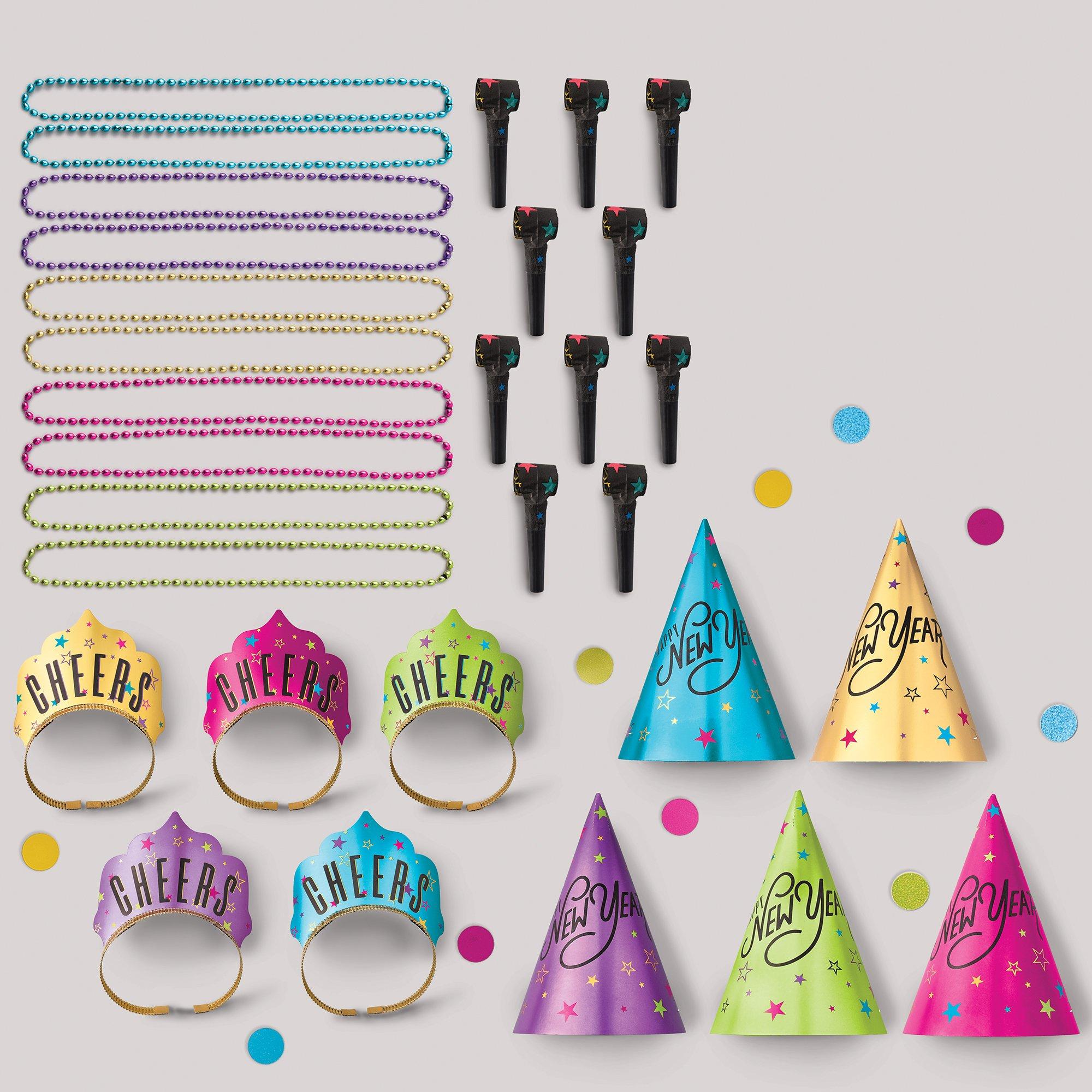 Kit for 10 - Starlight New Year's Eve Party Kit, 30pc